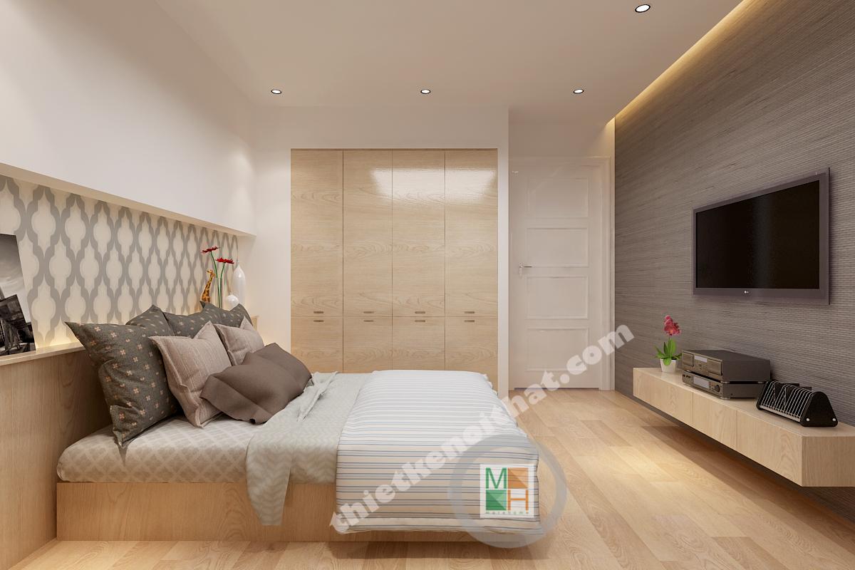 Thi công nội thất phòng ngủ khách sạn 3 sao